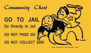 Go To Jail Monopoly Mixed Media by Jas Stem
